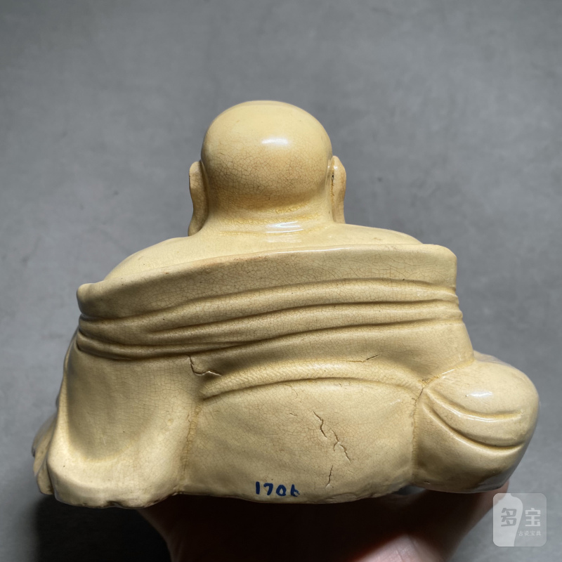 明 漳州窑弥勒佛坐像 - 图8